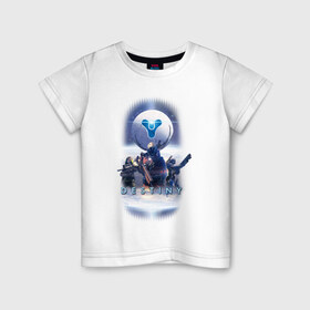 Детская футболка хлопок с принтом Destiny в Петрозаводске, 100% хлопок | круглый вырез горловины, полуприлегающий силуэт, длина до линии бедер | 
