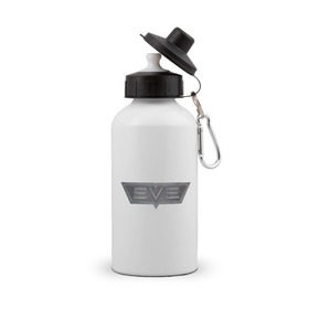 Бутылка спортивная с принтом EVE online в Петрозаводске, металл | емкость — 500 мл, в комплекте две пластиковые крышки и карабин для крепления | eve online | игры