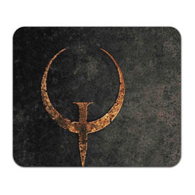 Коврик прямоугольный с принтом Quake logo в Петрозаводске, натуральный каучук | размер 230 х 185 мм; запечатка лицевой стороны | quake | quake logo | игры | квейк | компьютерные игры