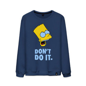 Мужской свитшот хлопок с принтом Bart Simpson Dont do it Барт в Петрозаводске, 100% хлопок |  | bart simpson dont do it | барт | кино | мультфильмы и тв | симпсоны