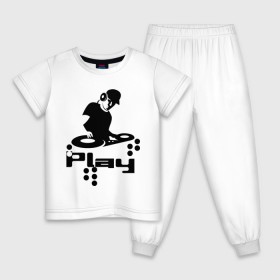 Детская пижама хлопок с принтом Диджик играй в Петрозаводске, 100% хлопок |  брюки и футболка прямого кроя, без карманов, на брюках мягкая резинка на поясе и по низу штанин
 | диджик играй | музыка | наушники | электронная