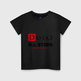 Детская футболка хлопок с принтом Dota 2 All Stars Дота в Петрозаводске, 100% хлопок | круглый вырез горловины, полуприлегающий силуэт, длина до линии бедер | dota 2 all stars дота | dota2 | игры