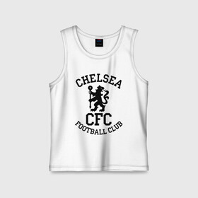 Детская майка хлопок с принтом Chelsea FC в Петрозаводске,  |  | 1905 | chelsea | chelsea logo | fc | footbal club | лого | логотип | спорт | футбол | футбольный клуб | челси