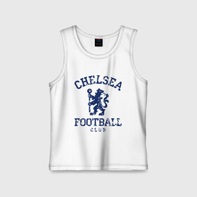 Детская майка хлопок с принтом Chelsea FC в Петрозаводске,  |  | 1905 | chelsea | chelsea logo | fc | footbal club | лого | логотип | спорт | футбол | футбольный клуб | челси