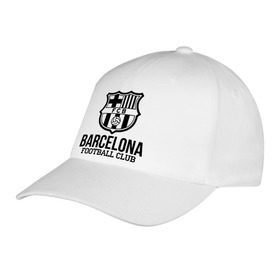 Бейсболка с принтом Barcelona FC в Петрозаводске, 100% хлопок | классический козырек, металлическая застежка-регулятор размера | barcelona | fc | fc barcelona | footbal club | барселона | лого | логотип | спорт | футбол | футбольный клуб