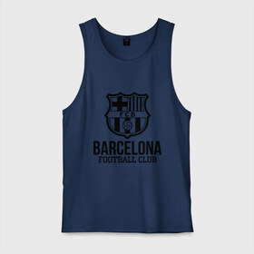 Мужская майка хлопок с принтом Barcelona FC в Петрозаводске, 100% хлопок |  | barcelona | fc | fc barcelona | footbal club | барселона | лого | логотип | спорт | футбол | футбольный клуб