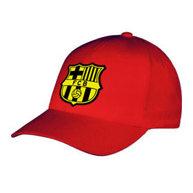 Бейсболка с принтом Barcelona logo в Петрозаводске, 100% хлопок | классический козырек, металлическая застежка-регулятор размера | barcelona | fc | fc barcelona | footbal club | барселона | лого | логотип | спорт | футбол | футбольный клуб