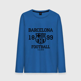 Мужской лонгслив хлопок с принтом Barcelona 1899 в Петрозаводске, 100% хлопок |  | barcelona | fc | fc barcelona | footbal club | барселона | лого | логотип | спорт | футбол | футбольный клуб