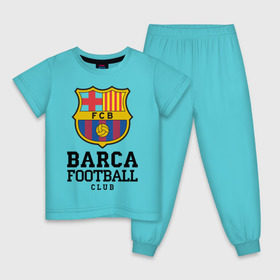 Детская пижама хлопок с принтом Barcelona FC в Петрозаводске, 100% хлопок |  брюки и футболка прямого кроя, без карманов, на брюках мягкая резинка на поясе и по низу штанин
 | barcelona | fc | fc barcelona | footbal club | барселона | лого | логотип | спорт | футбол | футбольный клуб
