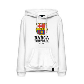 Мужская толстовка хлопок с принтом Barcelona FC в Петрозаводске, френч-терри, мягкий теплый начес внутри (100% хлопок) | карман-кенгуру, эластичные манжеты и нижняя кромка, капюшон с подкладом и шнурком | Тематика изображения на принте: barcelona | fc | fc barcelona | footbal club | барселона | лого | логотип | спорт | футбол | футбольный клуб