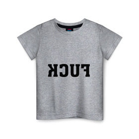 Детская футболка хлопок с принтом FUCK в Петрозаводске, 100% хлопок | круглый вырез горловины, полуприлегающий силуэт, длина до линии бедер | Тематика изображения на принте: instagram | selfie | swag | инстаграм | селфи