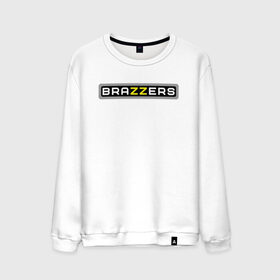 Мужской свитшот хлопок с принтом Brazzers в Петрозаводске, 100% хлопок |  | Тематика изображения на принте: brazzers