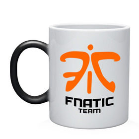 Кружка хамелеон с принтом Fnatic Dota 2 в Петрозаводске, керамика | меняет цвет при нагревании, емкость 330 мл | fnatic