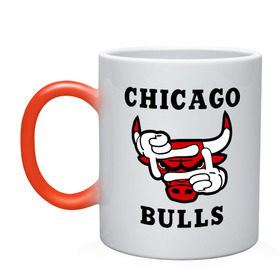 Кружка хамелеон с принтом Chicago Bulls Swag в Петрозаводске, керамика | меняет цвет при нагревании, емкость 330 мл | Тематика изображения на принте: bulls | chicago | new | swag | буллс | чикаго