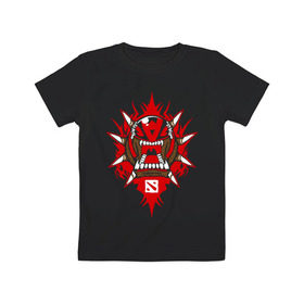 Детская футболка хлопок с принтом Bloodsiker Dota2 в Петрозаводске, 100% хлопок | круглый вырез горловины, полуприлегающий силуэт, длина до линии бедер | bloodsiker | dota | dota2 | бладсикер | блудсикер | дота | дота2