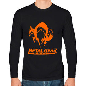 Мужской лонгслив хлопок с принтом Metal Gear Solid Fox в Петрозаводске, 100% хлопок |  | лиса