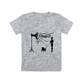 Детская футболка хлопок с принтом Depeche mode strange в Петрозаводске, 100% хлопок | круглый вырез горловины, полуприлегающий силуэт, длина до линии бедер | depeche mode | депеш мод | дипи шмот | меломанам | музыка