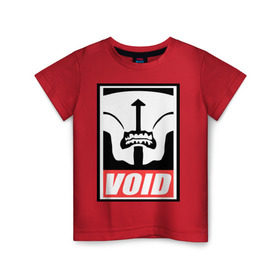 Детская футболка хлопок с принтом Faceless Void Dota2 в Петрозаводске, 100% хлопок | круглый вырез горловины, полуприлегающий силуэт, длина до линии бедер | dota | faceless | obey | void | войд | дота