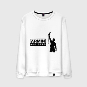 Мужской свитшот хлопок с принтом Armin addicted в Петрозаводске, 100% хлопок |  | addicted | buuren | van | аrmin