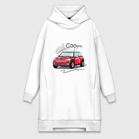 Платье-худи хлопок с принтом Mini Cooper в Петрозаводске,  |  | mini cooper | автомобиль | машина | мини купер | миникупер