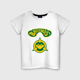 Детская футболка хлопок с принтом Боевые Жабы в Петрозаводске, 100% хлопок | круглый вырез горловины, полуприлегающий силуэт, длина до линии бедер | battle | batttletoads | sega | toads | сега