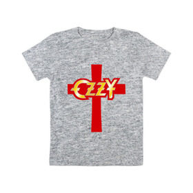 Детская футболка хлопок с принтом Ozzy Osbourne (Оззи Осборн) в Петрозаводске, 100% хлопок | круглый вырез горловины, полуприлегающий силуэт, длина до линии бедер | 