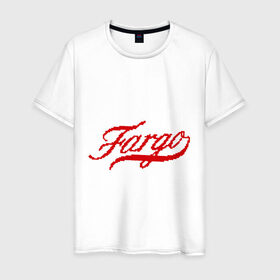 Мужская футболка хлопок с принтом Fargo в Петрозаводске, 100% хлопок | прямой крой, круглый вырез горловины, длина до линии бедер, слегка спущенное плечо. | fargo