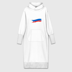Платье удлиненное хлопок с принтом Российский флаг в Петрозаводске,  |  | патриоты | россия | рф | флаг