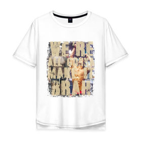 Мужская футболка хлопок Oversize с принтом Zyzz в Петрозаводске, 100% хлопок | свободный крой, круглый ворот, “спинка” длиннее передней части | zyzz