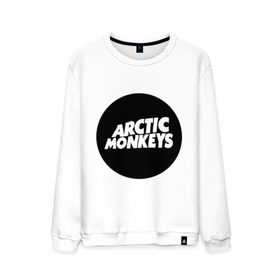 Мужской свитшот хлопок с принтом Arctic Monkeys Round в Петрозаводске, 100% хлопок |  | arctic | monkeys | round | круг