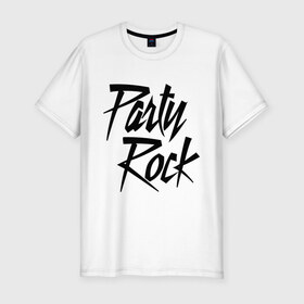 Мужская футболка премиум с принтом Party Rock в Петрозаводске, 92% хлопок, 8% лайкра | приталенный силуэт, круглый вырез ворота, длина до линии бедра, короткий рукав | Тематика изображения на принте: 