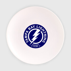 Тарелка 3D с принтом HC Tampa Bay Lightning в Петрозаводске, фарфор | диаметр - 210 мм
диаметр для нанесения принта - 120 мм | Тематика изображения на принте: bay | club | hockey | lightning | tampa | клуб | хоккей