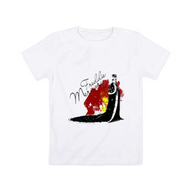 Детская футболка хлопок с принтом Фрэдди Меркьюри в Петрозаводске, 100% хлопок | круглый вырез горловины, полуприлегающий силуэт, длина до линии бедер | queen | меломанам | музыка | рок | фрэдди меркьюри