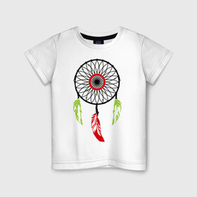 Детская футболка хлопок с принтом Ловец снов в Петрозаводске, 100% хлопок | круглый вырез горловины, полуприлегающий силуэт, длина до линии бедер | 