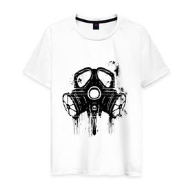 Мужская футболка хлопок с принтом The chemodan в Петрозаводске, 100% хлопок | прямой крой, круглый вырез горловины, длина до линии бедер, слегка спущенное плечо. | rap | the chemodan | музыка | противогаз | рэп | чемодан