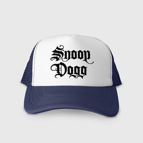 Кепка тракер с сеткой с принтом Snoop Dogg в Петрозаводске, трикотажное полотно; задняя часть — сетка | длинный козырек, универсальный размер, пластиковая застежка | rap | snoop dogg | музыка | рэп | снуп дог