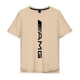 Мужская футболка хлопок Oversize с принтом AMG в Петрозаводске, 100% хлопок | свободный крой, круглый ворот, “спинка” длиннее передней части | amg | benz | logo | mercedes | авто | амг | лого | мерс | мерседес бенс