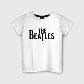 Детская футболка хлопок с принтом The Beatles в Петрозаводске, 100% хлопок | круглый вырез горловины, полуприлегающий силуэт, длина до линии бедер | Тематика изображения на принте: beatles | битлз
