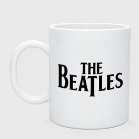 Кружка с принтом The Beatles в Петрозаводске, керамика | объем — 330 мл, диаметр — 80 мм. Принт наносится на бока кружки, можно сделать два разных изображения | Тематика изображения на принте: beatles | битлз