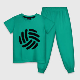 Детская пижама хлопок с принтом Волейбольный мячик в Петрозаводске, 100% хлопок |  брюки и футболка прямого кроя, без карманов, на брюках мягкая резинка на поясе и по низу штанин
 | волейбол