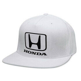 Кепка снепбек с прямым козырьком с принтом Honda logo в Петрозаводске, хлопок 100% |  | honda | logo | motor | лого | хонда
