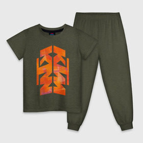 Детская пижама хлопок с принтом KTM | КТМ в Петрозаводске, 100% хлопок |  брюки и футболка прямого кроя, без карманов, на брюках мягкая резинка на поясе и по низу штанин
 | 