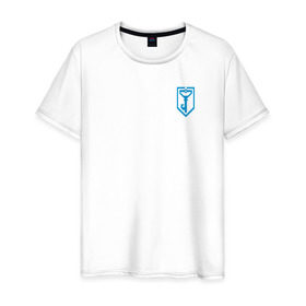Мужская футболка хлопок с принтом Ingress - сопротивление mini в Петрозаводске, 100% хлопок | прямой крой, круглый вырез горловины, длина до линии бедер, слегка спущенное плечо. | 