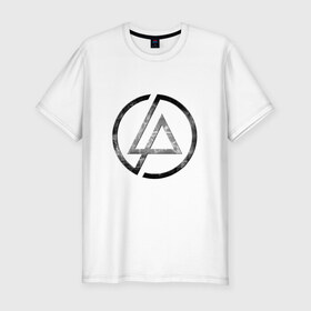 Мужская футболка премиум с принтом Linkin Park в Петрозаводске, 92% хлопок, 8% лайкра | приталенный силуэт, круглый вырез ворота, длина до линии бедра, короткий рукав | 