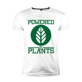Мужская футболка премиум с принтом На растениях в Петрозаводске, 92% хлопок, 8% лайкра | приталенный силуэт, круглый вырез ворота, длина до линии бедра, короткий рукав | 