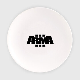 Тарелка с принтом Arma 3 в Петрозаводске, фарфор | диаметр - 210 мм
диаметр для нанесения принта - 120 мм | arma 3 | игры