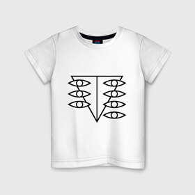 Детская футболка хлопок с принтом Евангелион в Петрозаводске, 100% хлопок | круглый вырез горловины, полуприлегающий силуэт, длина до линии бедер | Тематика изображения на принте: аниме | евангелион