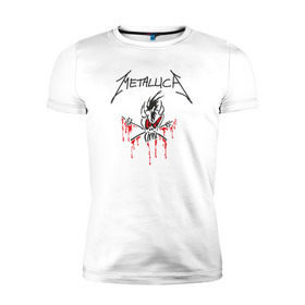 Мужская футболка премиум с принтом Metallica - Scary Guy в Петрозаводске, 92% хлопок, 8% лайкра | приталенный силуэт, круглый вырез ворота, длина до линии бедра, короткий рукав | Тематика изображения на принте: металлика