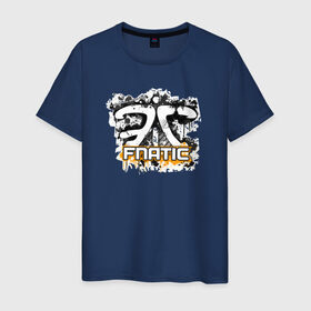 Мужская футболка хлопок с принтом Fnatic Team в Петрозаводске, 100% хлопок | прямой крой, круглый вырез горловины, длина до линии бедер, слегка спущенное плечо. | counter strike | csgo | fnatic