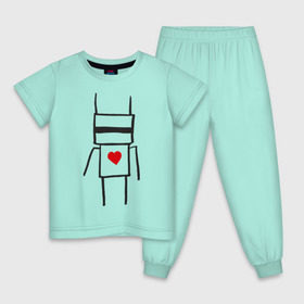Детская пижама хлопок с принтом Chappie в Петрозаводске, 100% хлопок |  брюки и футболка прямого кроя, без карманов, на брюках мягкая резинка на поясе и по низу штанин
 | Тематика изображения на принте: die antwoord